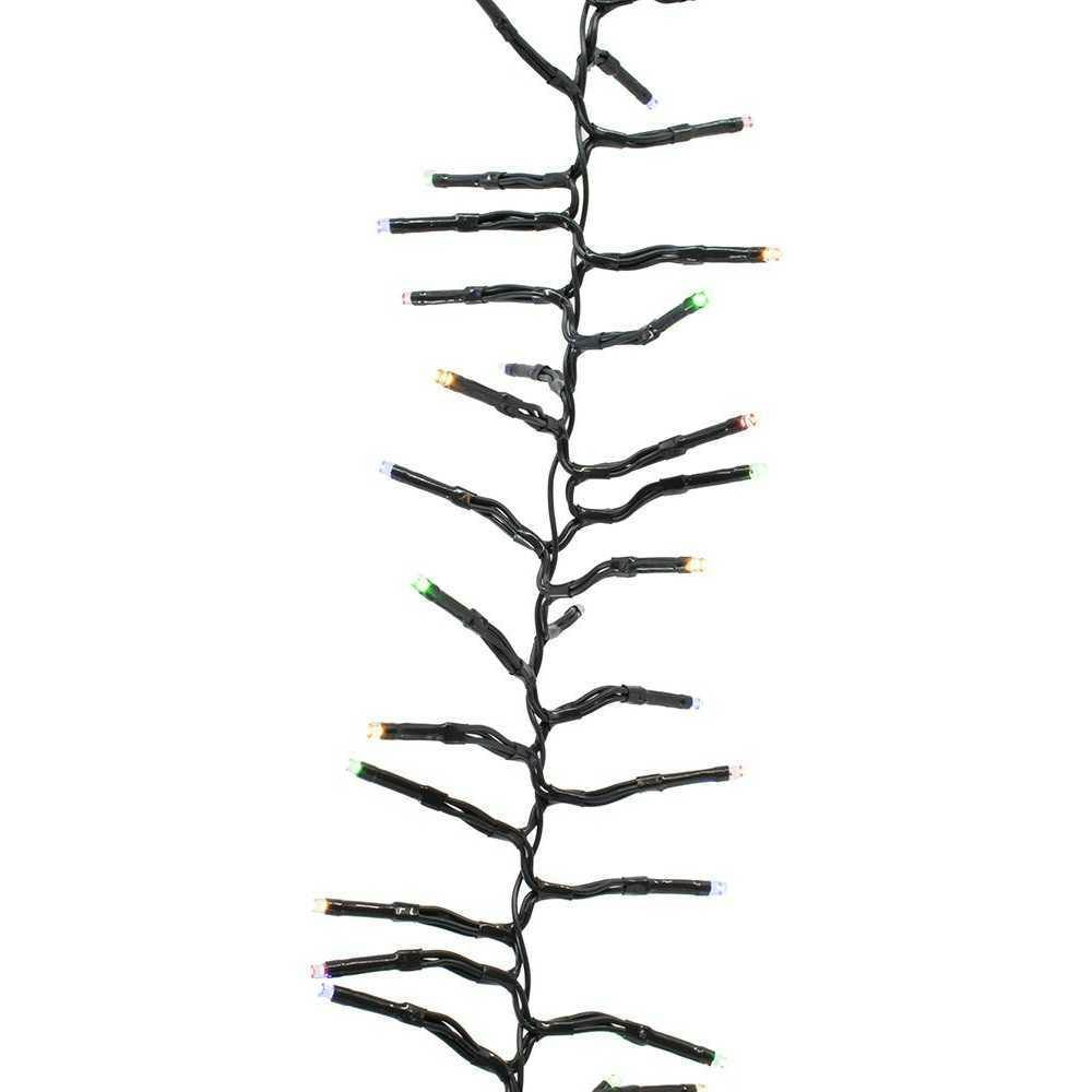 CUL 1000-Light 33-Foot Cluster Garland with Multi-Color 3MM LED Bulbs