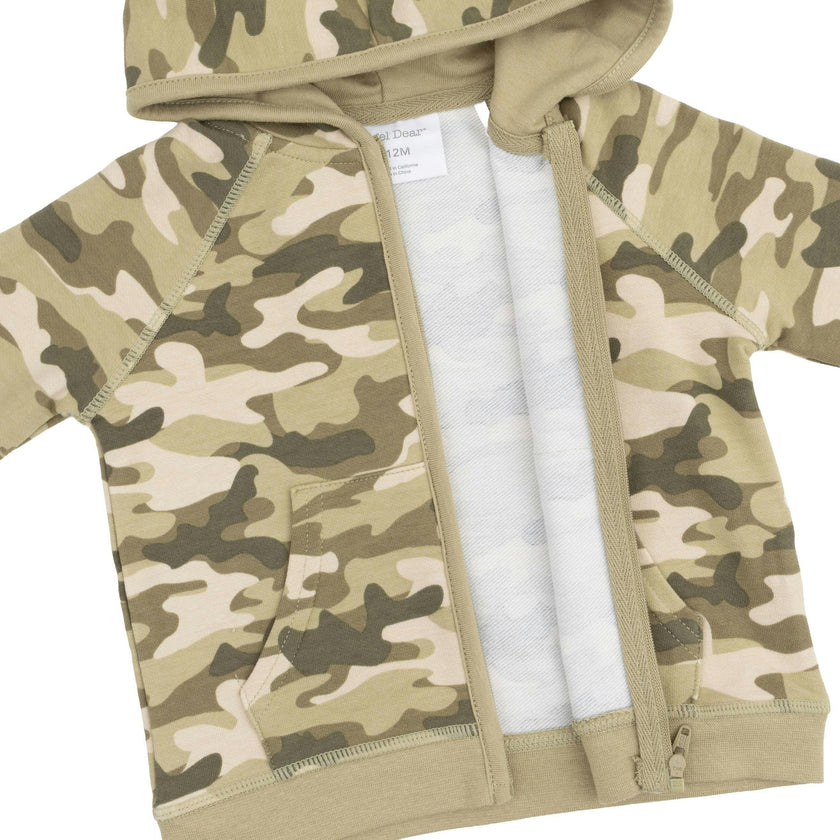 Camo French Terry - Zip Hoodie