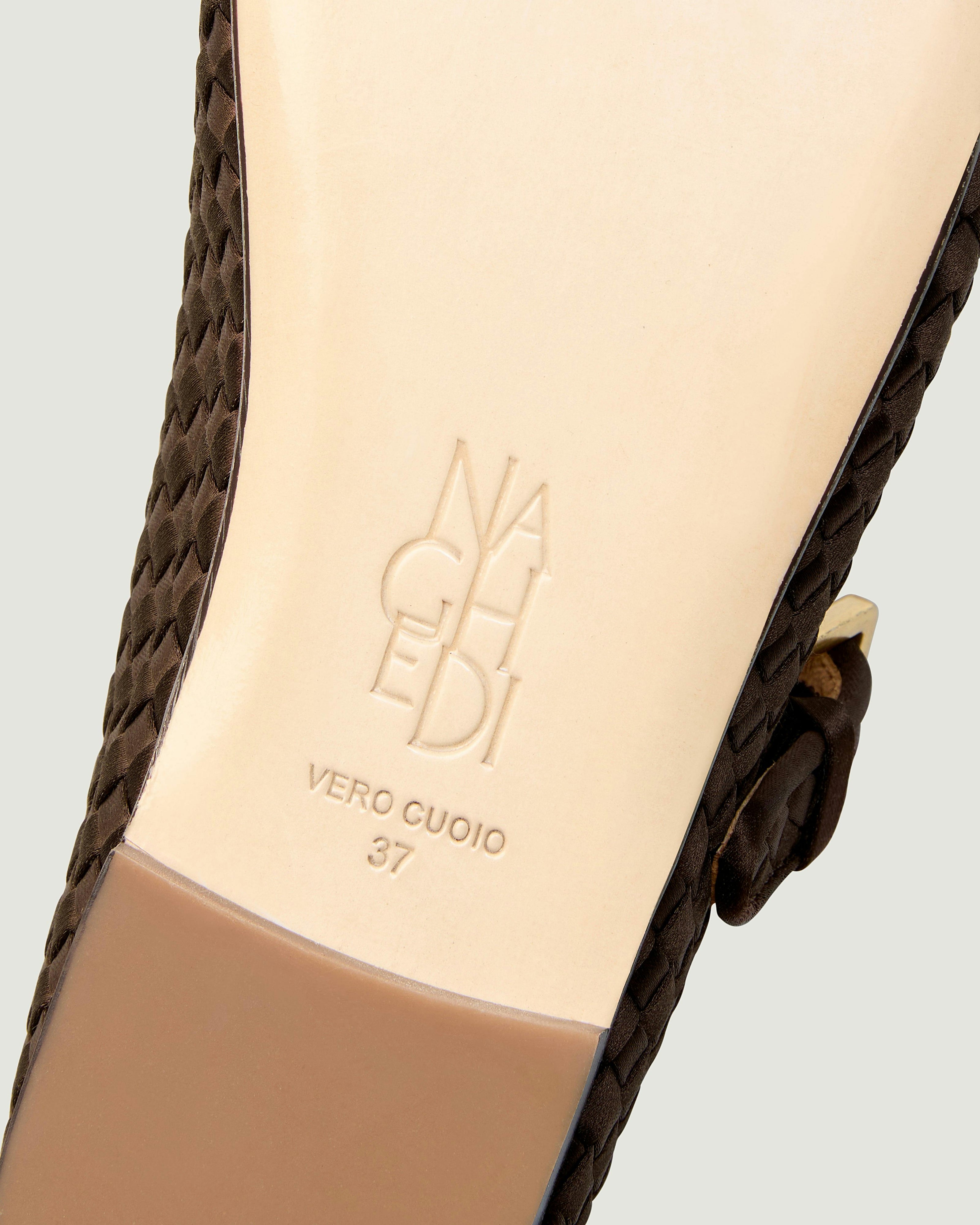 Marais Mary Jane Satin | Chocolate