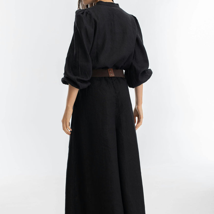 Sabi Linen Pants - Black