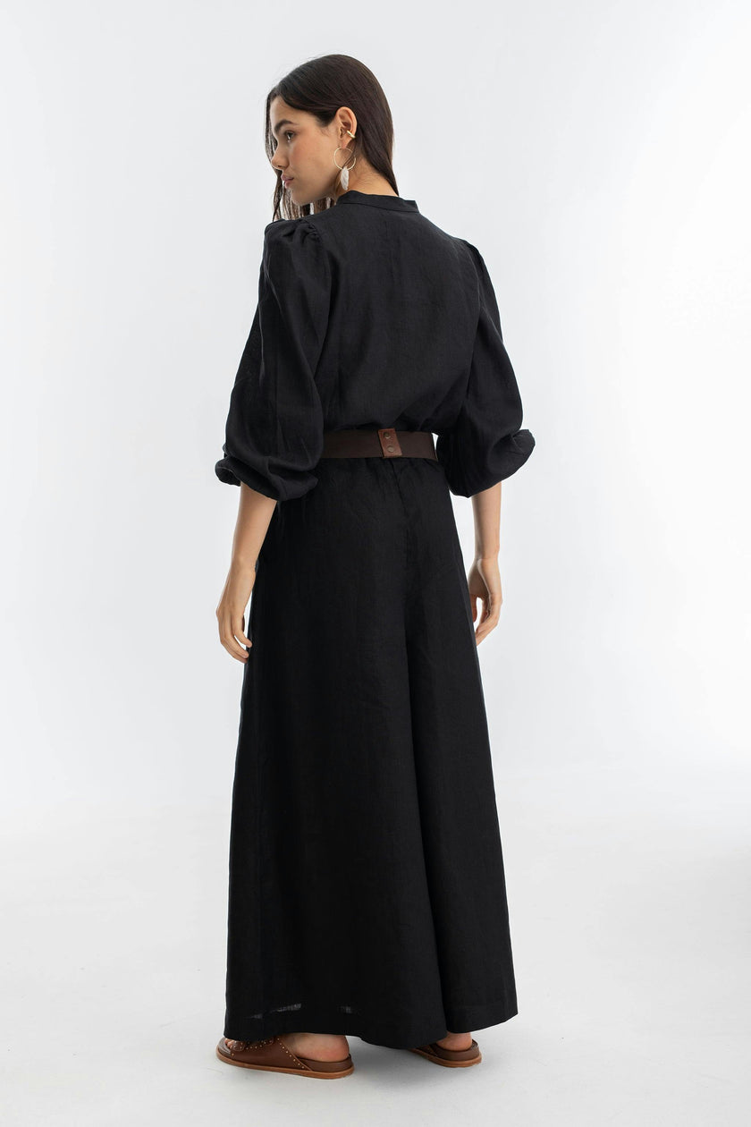 Sabi Linen Pants - Black