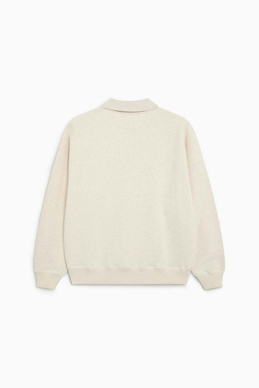 TNS Logo Woman Polo Whisper White Melange