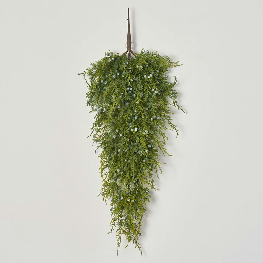 Seeding Winter Juniper Berry Greenery Classic Holiday Teardrop Swag - 3 Options Available