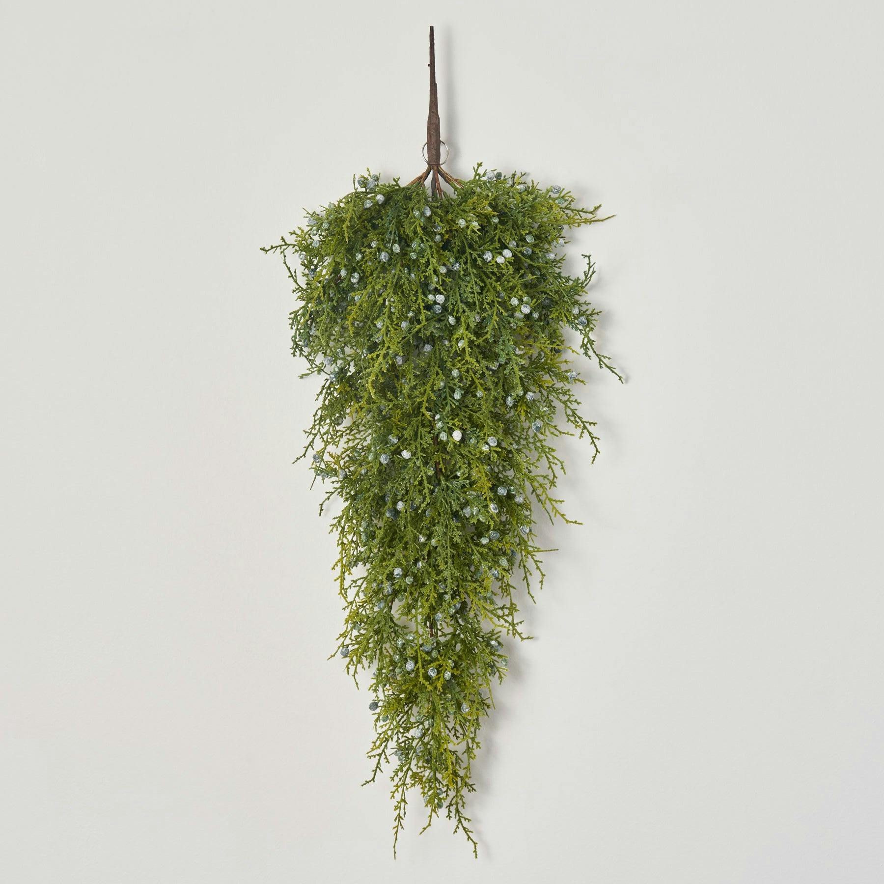 Seeding Winter Juniper Berry Greenery Classic Holiday Teardrop Swag - 3 Options Available