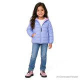 Reversible Color-Changing Puffer Jacket | Pink Bows
