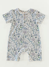 Walker Terry Romper - Coral Reef