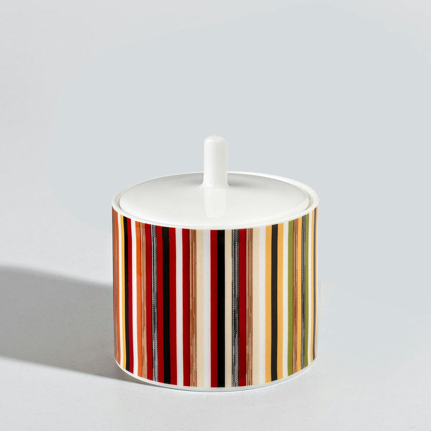 Sugar Pot STRIPES JENKINS 148 - Ø 8,6 x H. 9 Cm