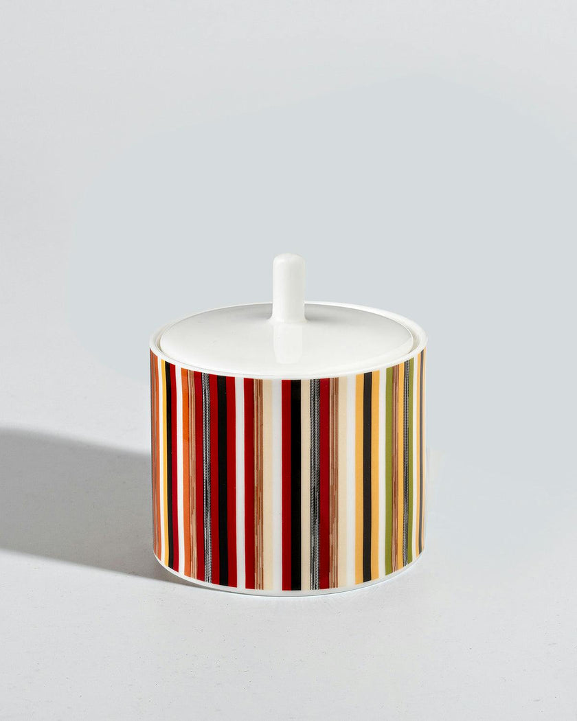 Sugar Pot STRIPES JENKINS 148 - Ø 8,6 x H. 9 Cm