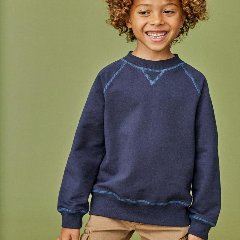 Raglan Sleeve Fleece Sweatshirt