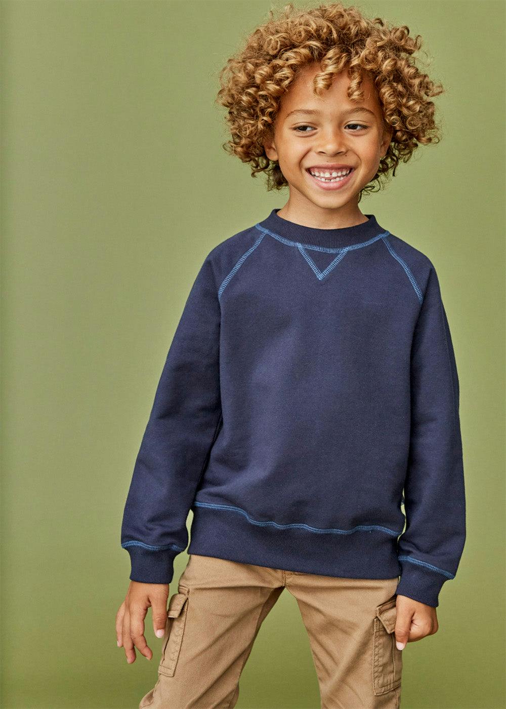 Raglan Sleeve Fleece Sweatshirt