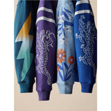 Sporty Sleeve Popover, Blue