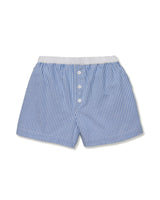 Women's Sleep Short in French Blue Seersucker