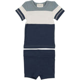 Rugby Stripe Short Set