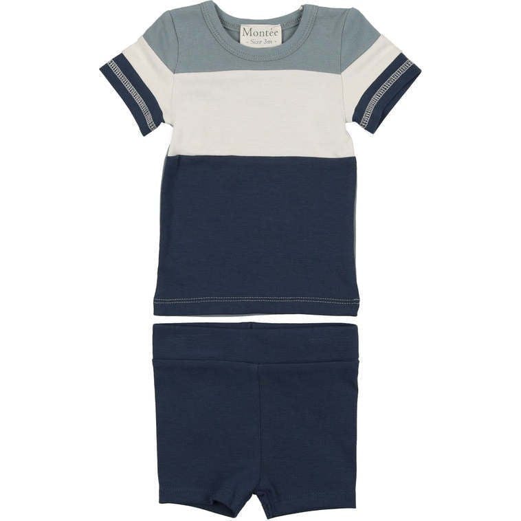 Rugby Stripe Short Set