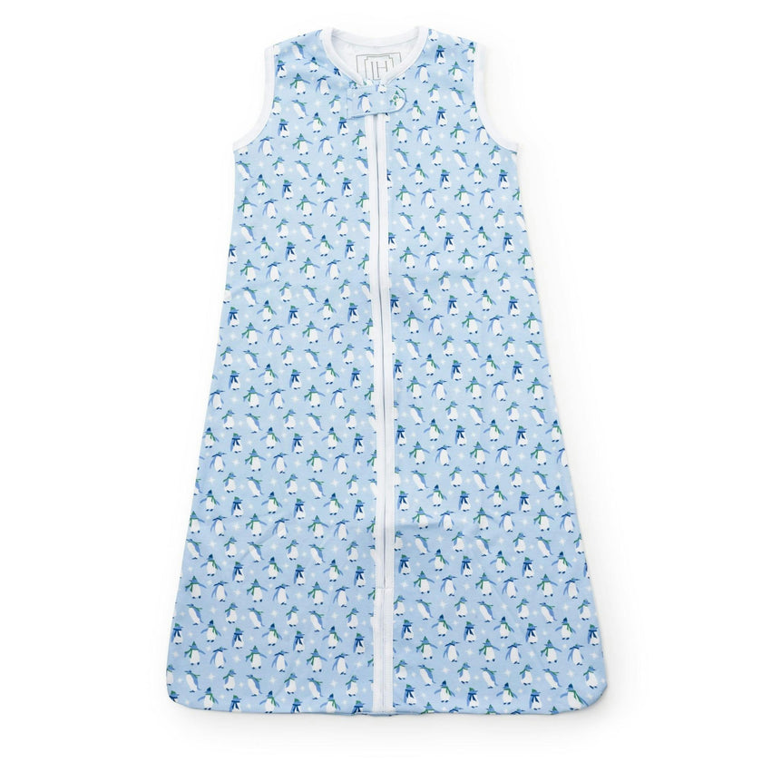Wearable Boys' Blanket Penguin Party Blue