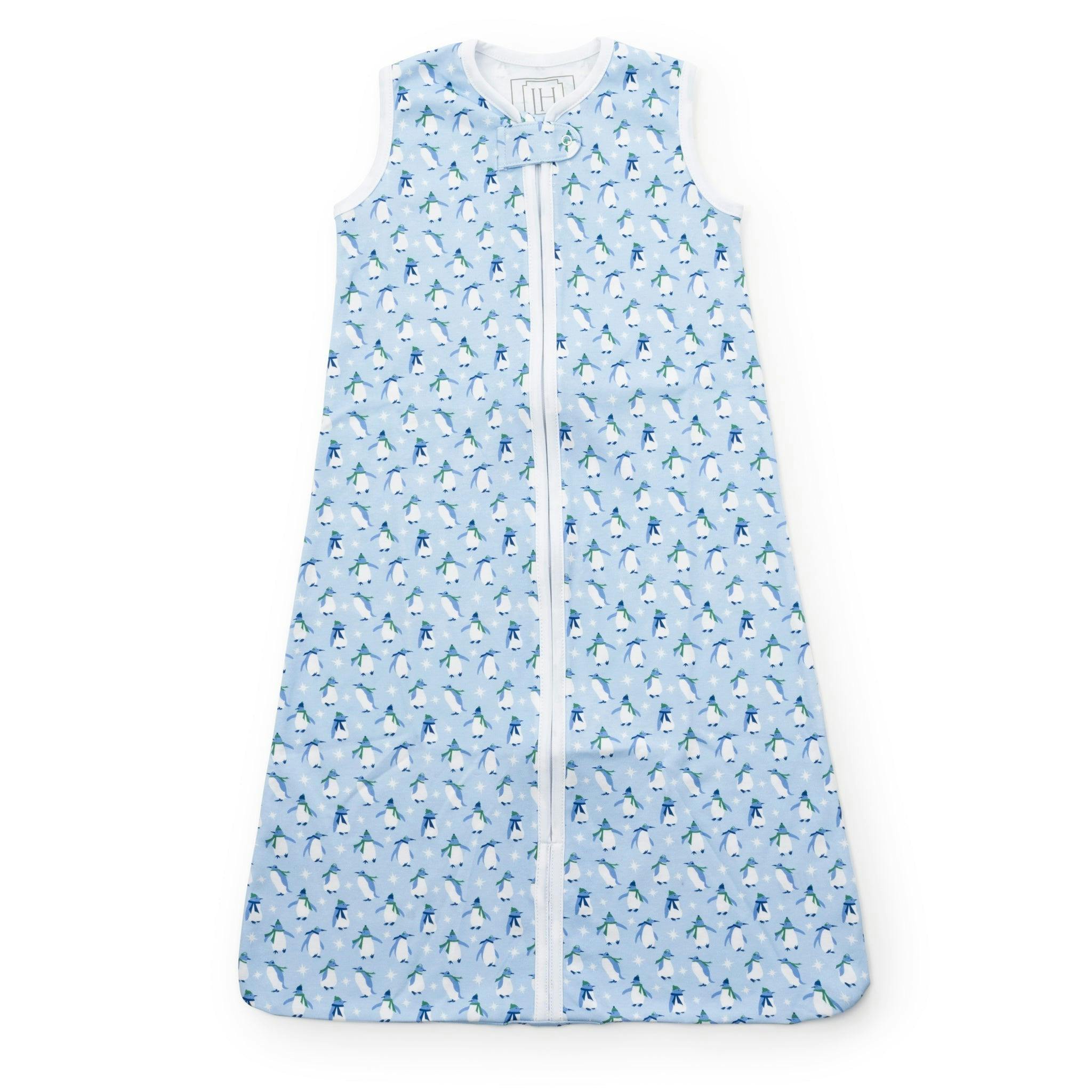 Wearable Boys' Blanket Penguin Party Blue