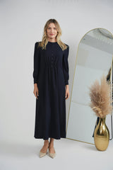 Linen Midi Button Dress