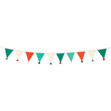 Christmas Pompom Flag Garland