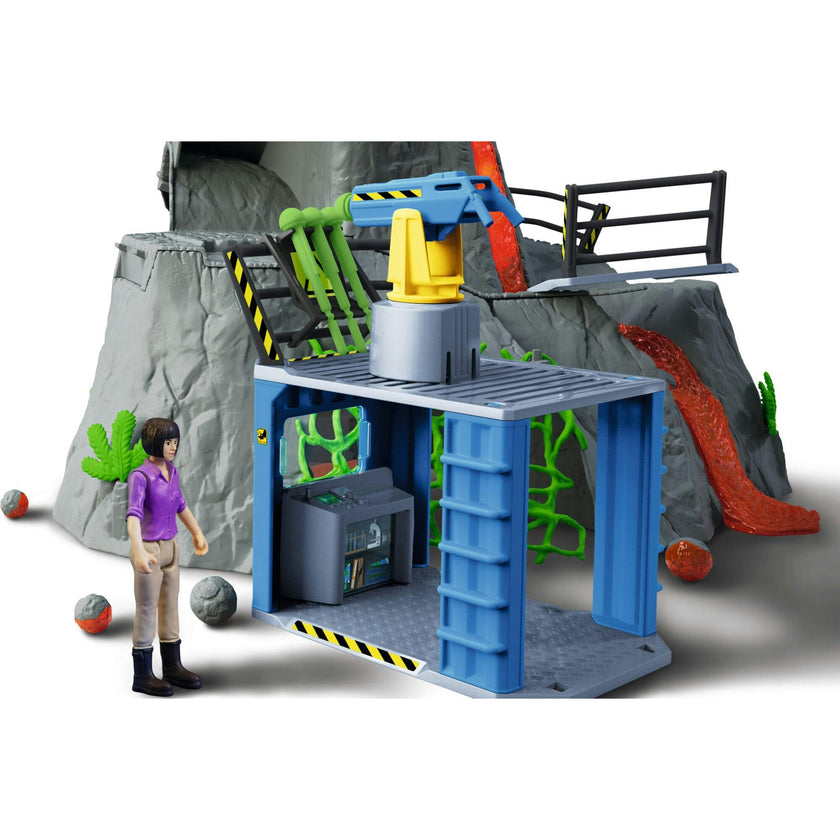Schleich Dinosaurs: Volcano Expedition Base Camp - 60 pc Playset