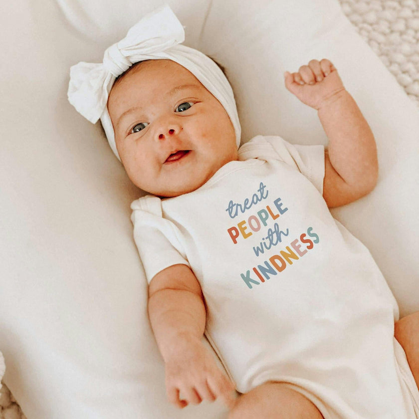 graphic bodysuit | treat people with kindness
