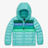 Kids lightweight puffer jacket in stripe