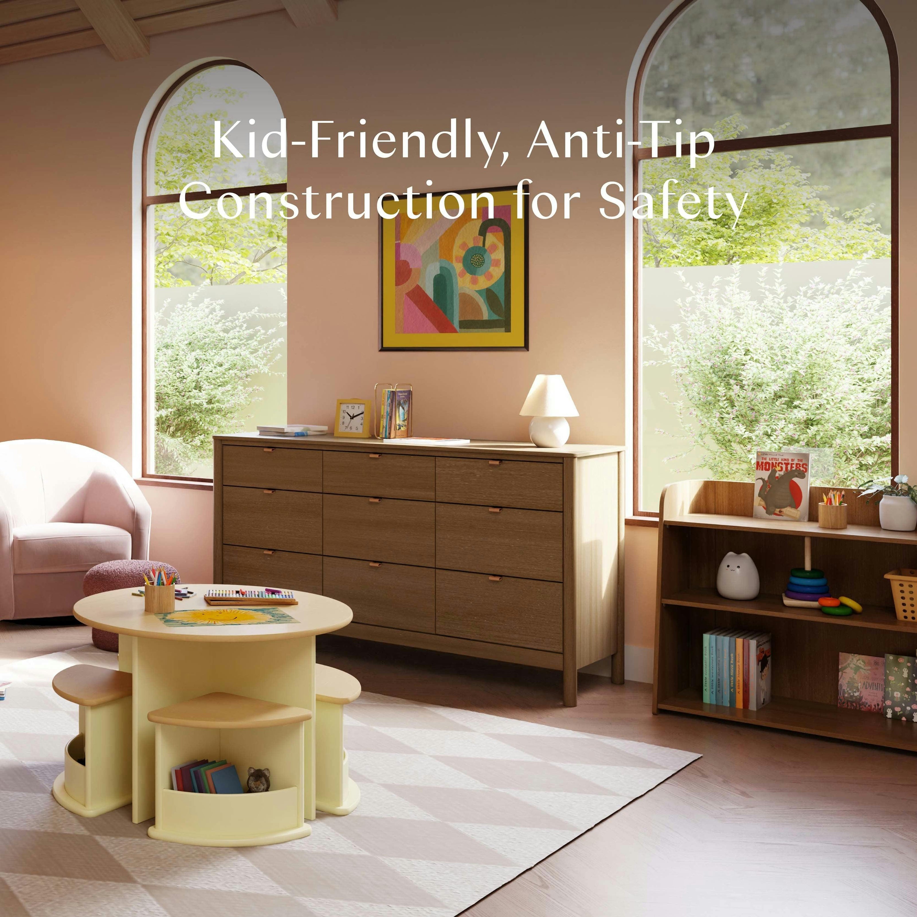 Babyletto Kids Melo Montessori-Inspired Bookcase