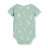 Swimming Koi Cotton Stretch Short Sleeve One Piece