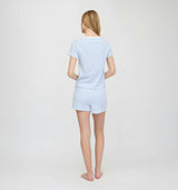 The Nina Pajama Set - Blue/White Stripe