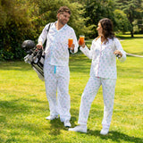 Men's Golf Long PJ Set - Organic Cotton Poplin