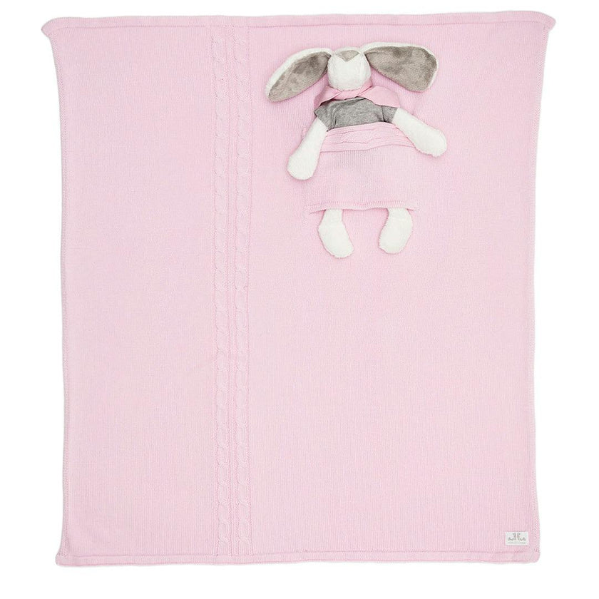 Milo & Lilirose Knitted Baby Blanket Set