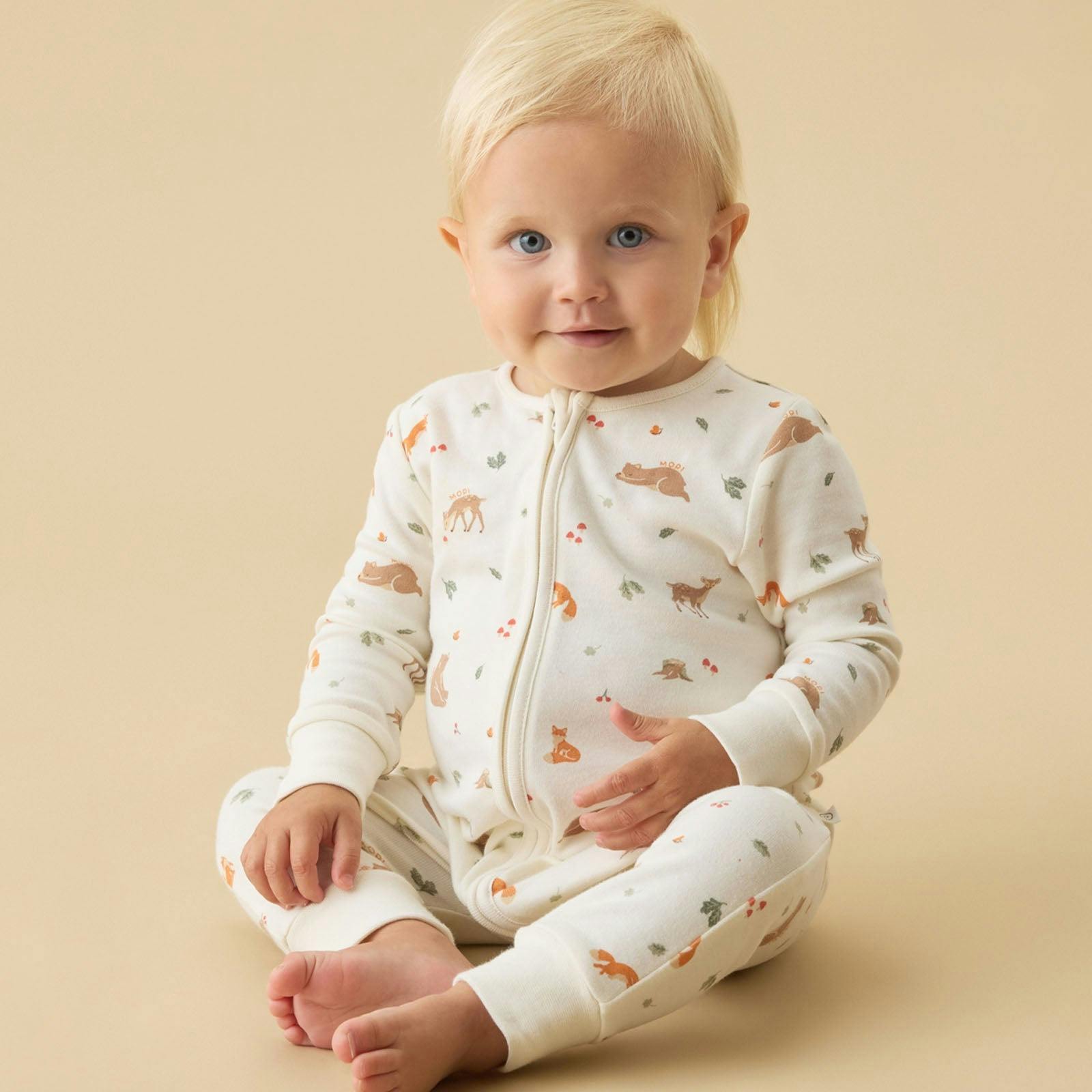 Forest Friends Clever Zip Romper