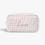 Toiletry Pouch Picnic Gingham Pink