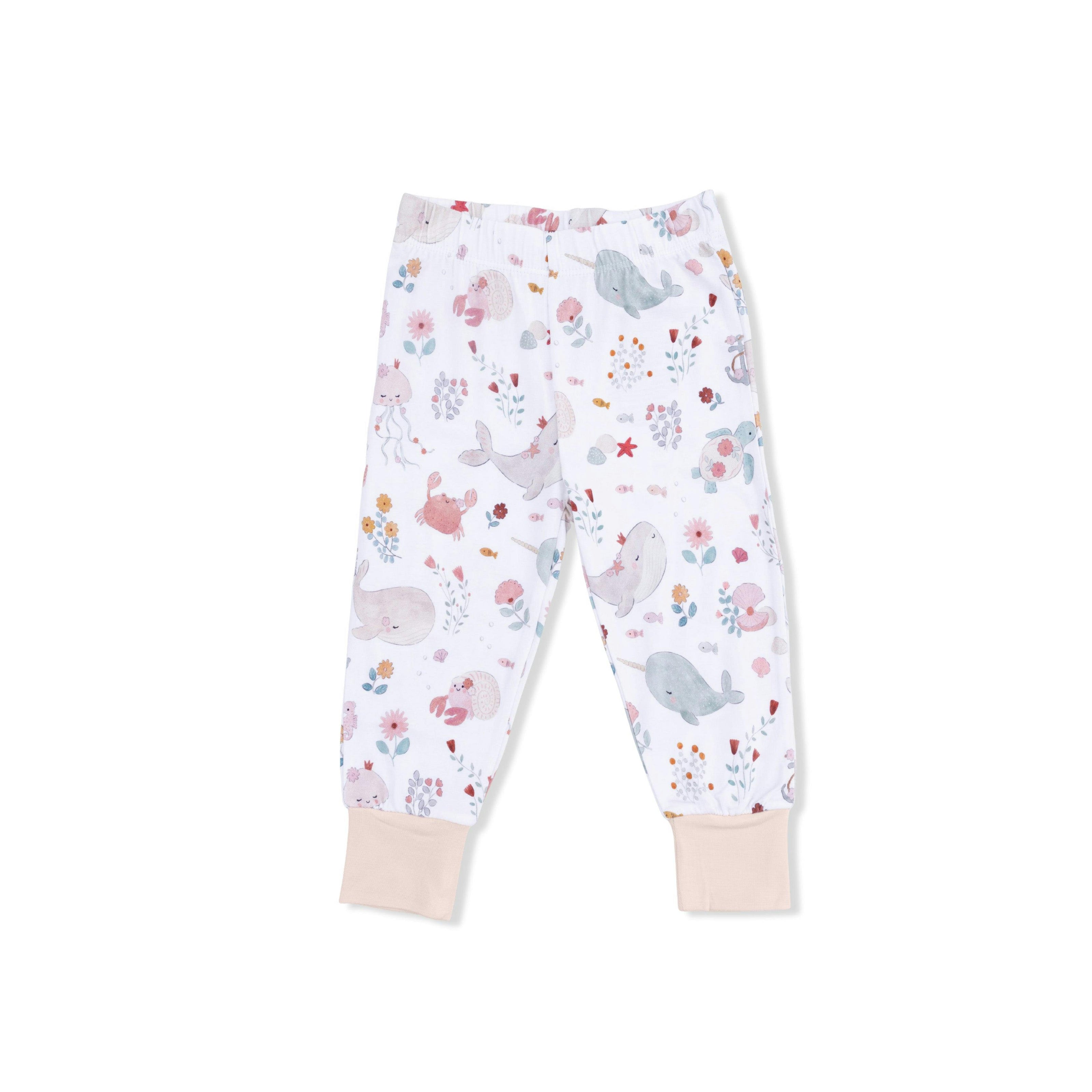 Garden Sea Creatures - Short Sleeve Loungewear Set