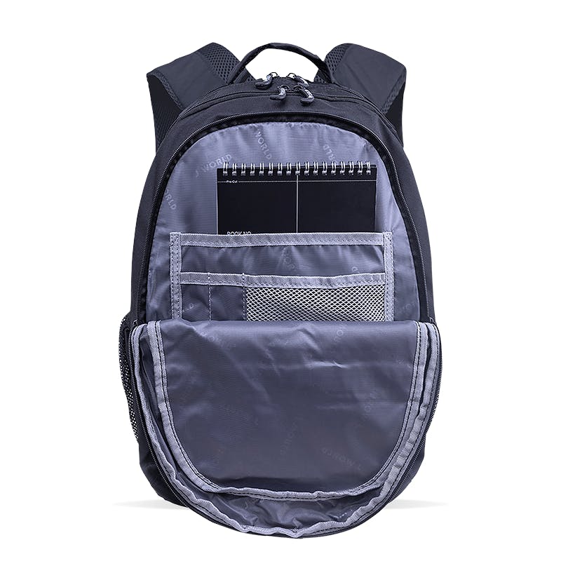 Cornelia Backpack with Lunch Bag and Pencil Case in Black