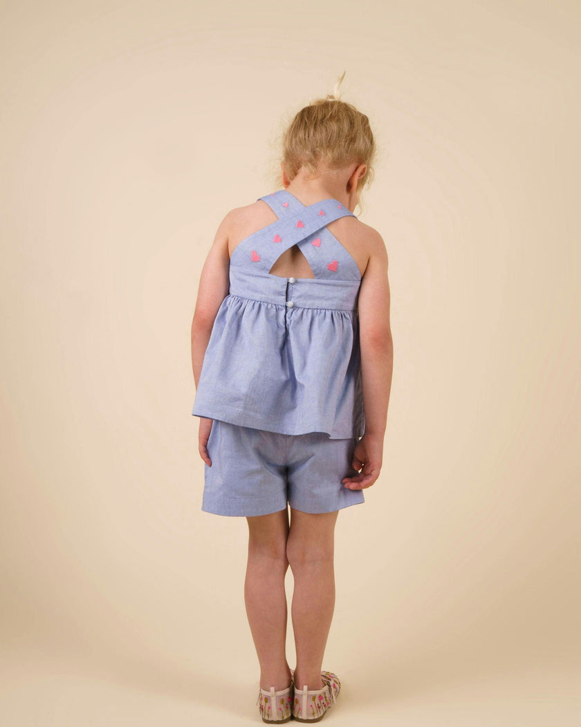Romy Blouse - Summer Sky