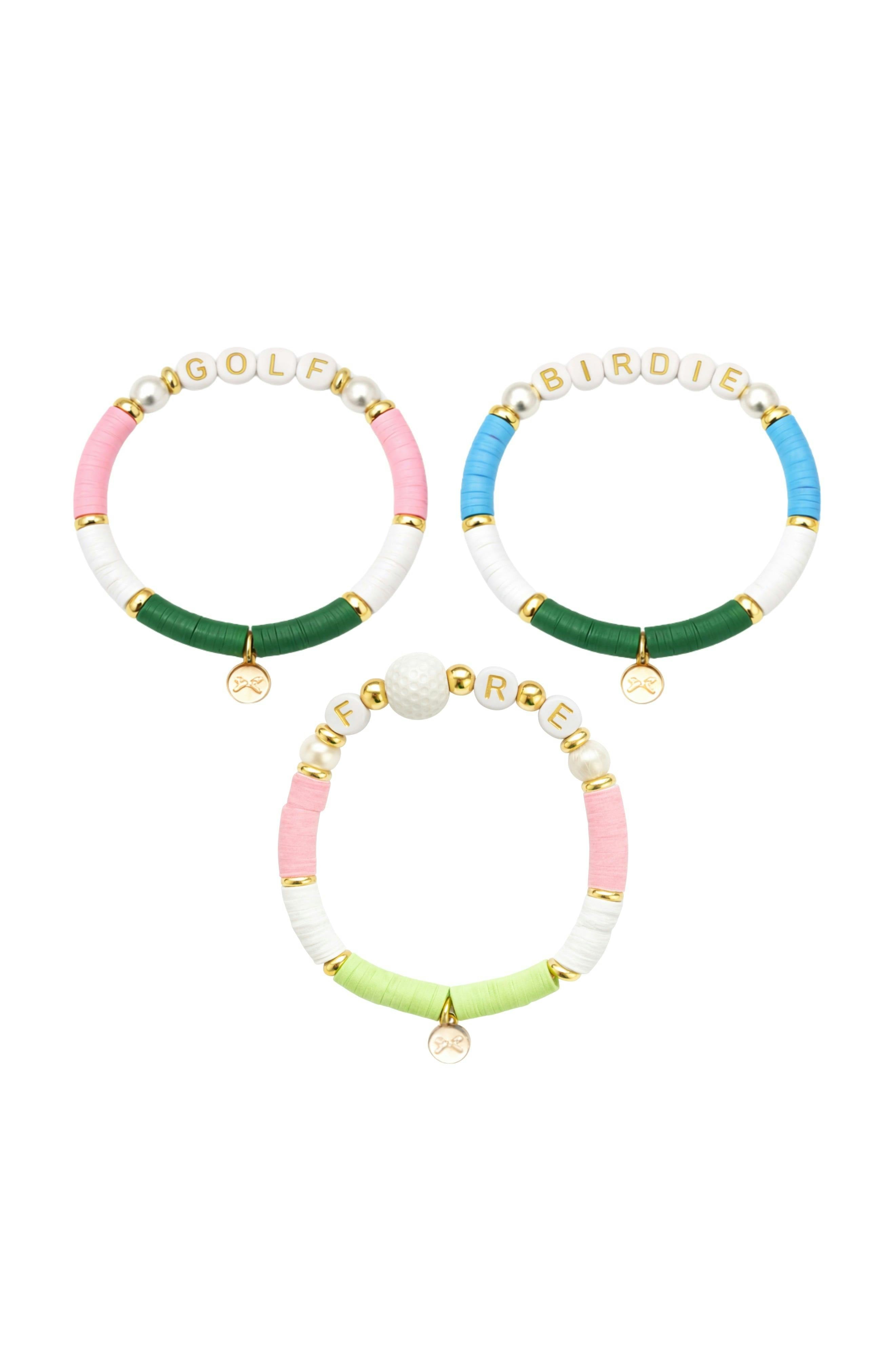 Golf Lovers Bracelet Set