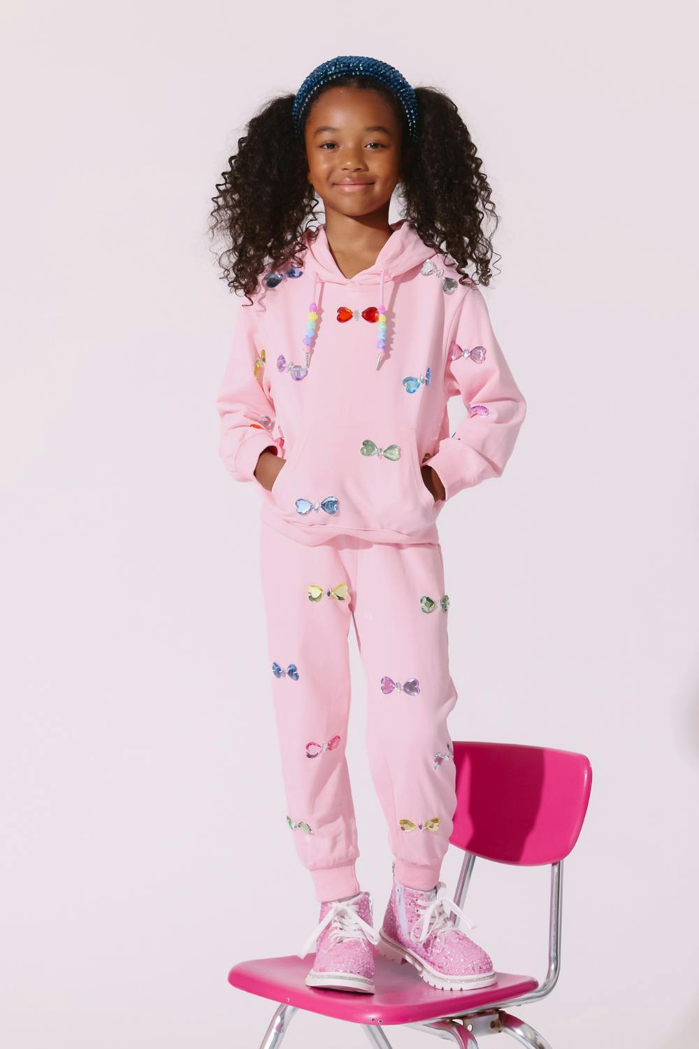 Gem Bows Jogger Set