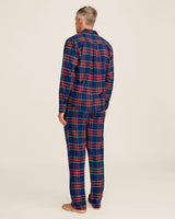 Men's Brushed Twill Pajama Set in Windsor Tartan