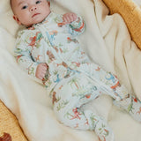 Zip-Up Footie Pajama - Dino Explorer