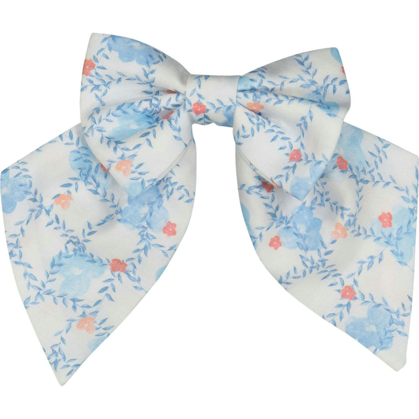 RIVIERA FLORAL BLUE HAIR CLIP