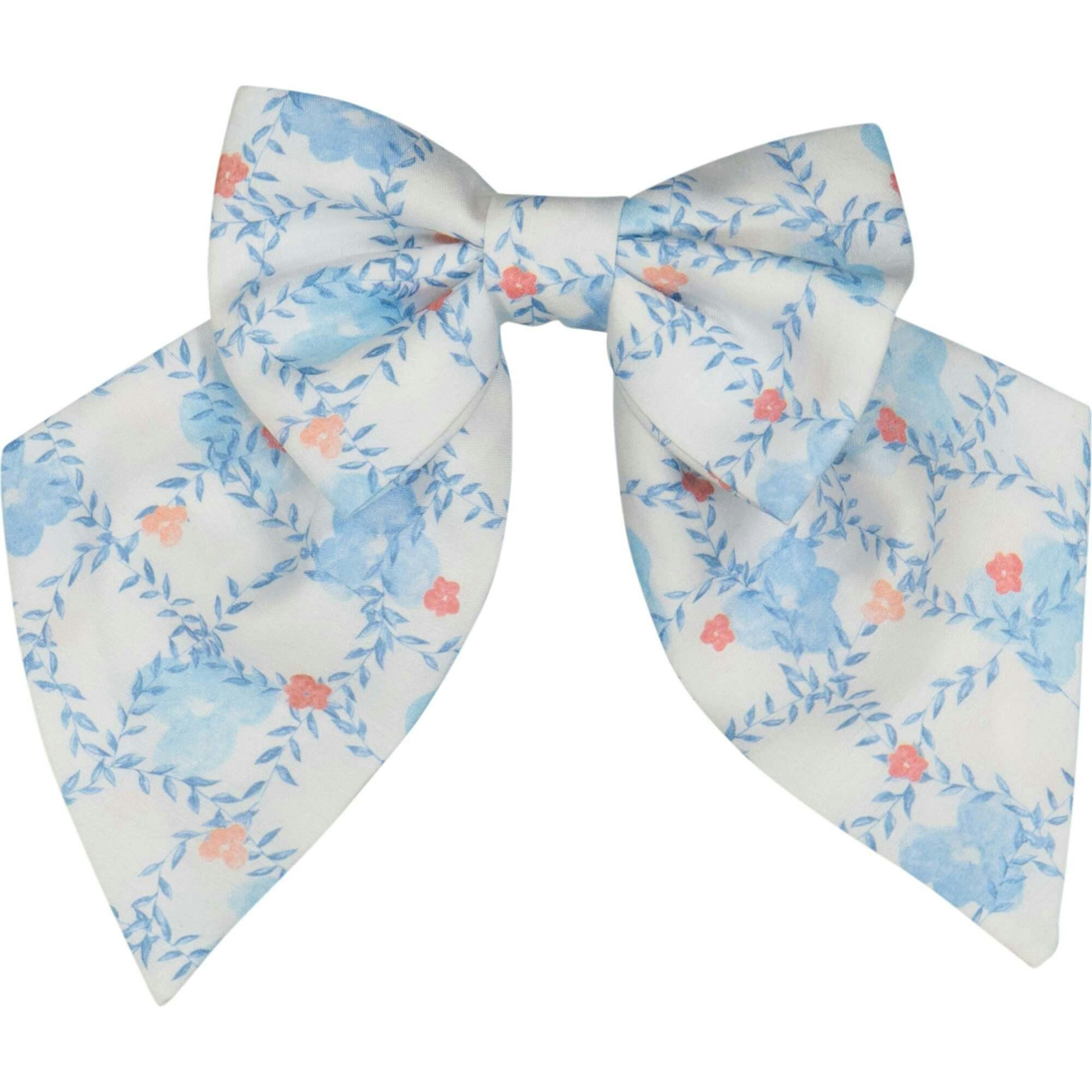 RIVIERA FLORAL BLUE HAIR CLIP