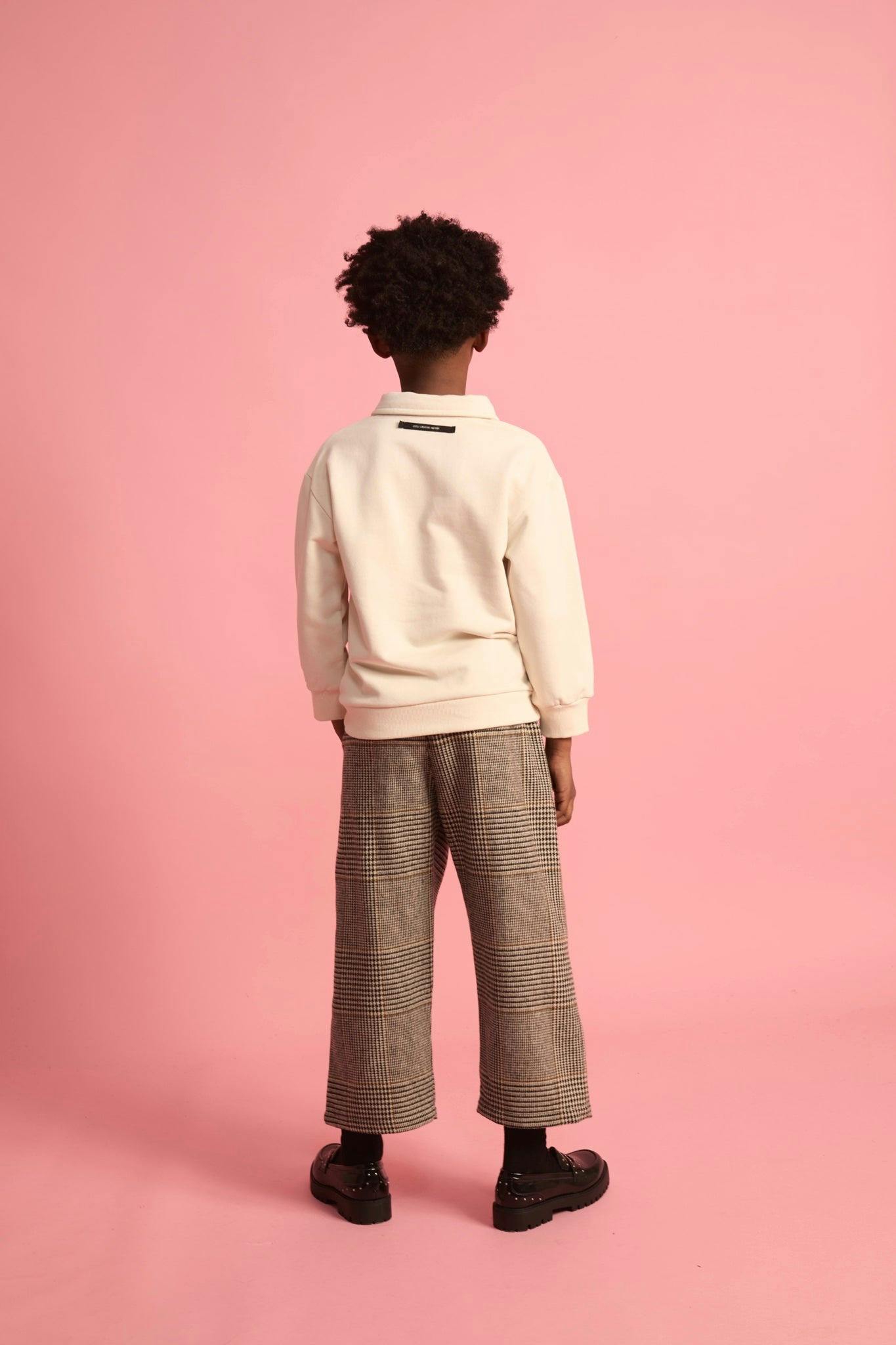 Fleece Polo Cream