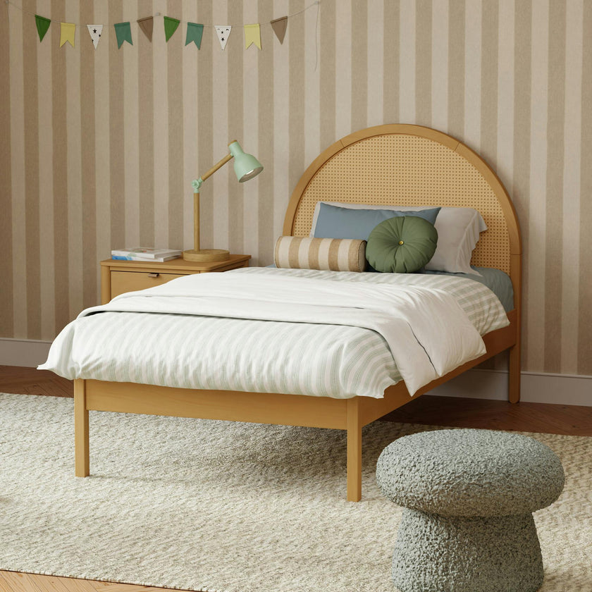 Bondi Cane Twin Bed in Honey
