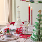 Festive Icon Stripes Dinner Plates