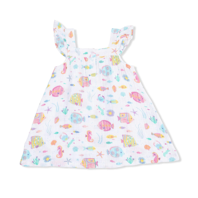 Sunny Coral Reef Fish - Sundress and Bloomer