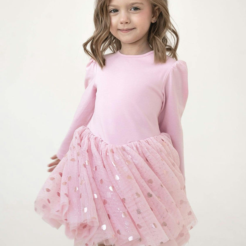 Gleam Blush Tutu Dress
