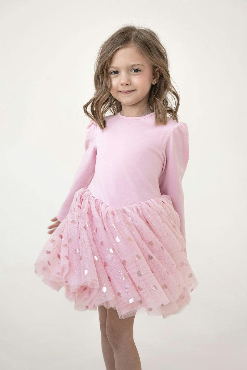 Gleam Blush Tutu Dress