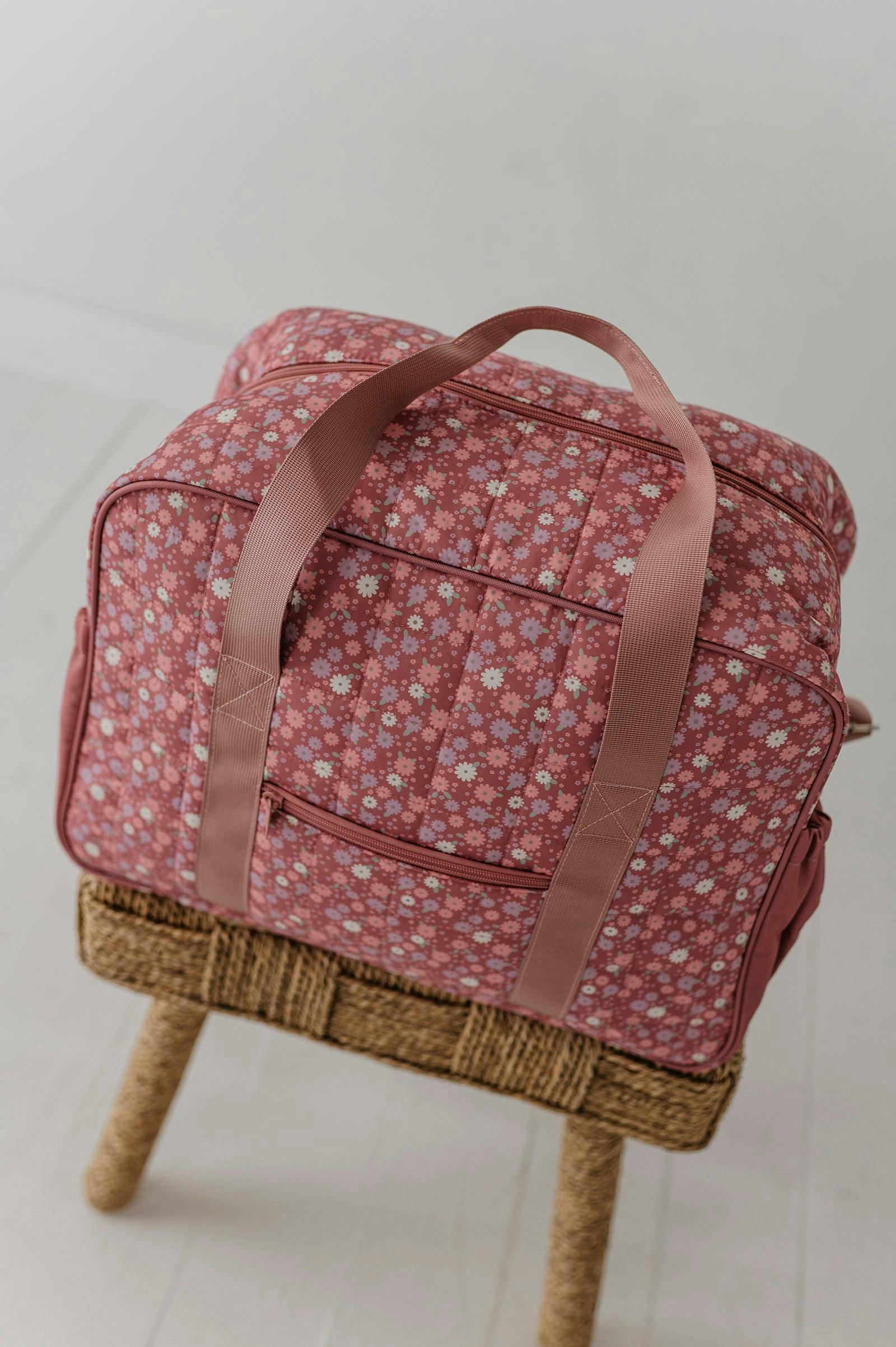 Overnight Bag in Tiny Petals