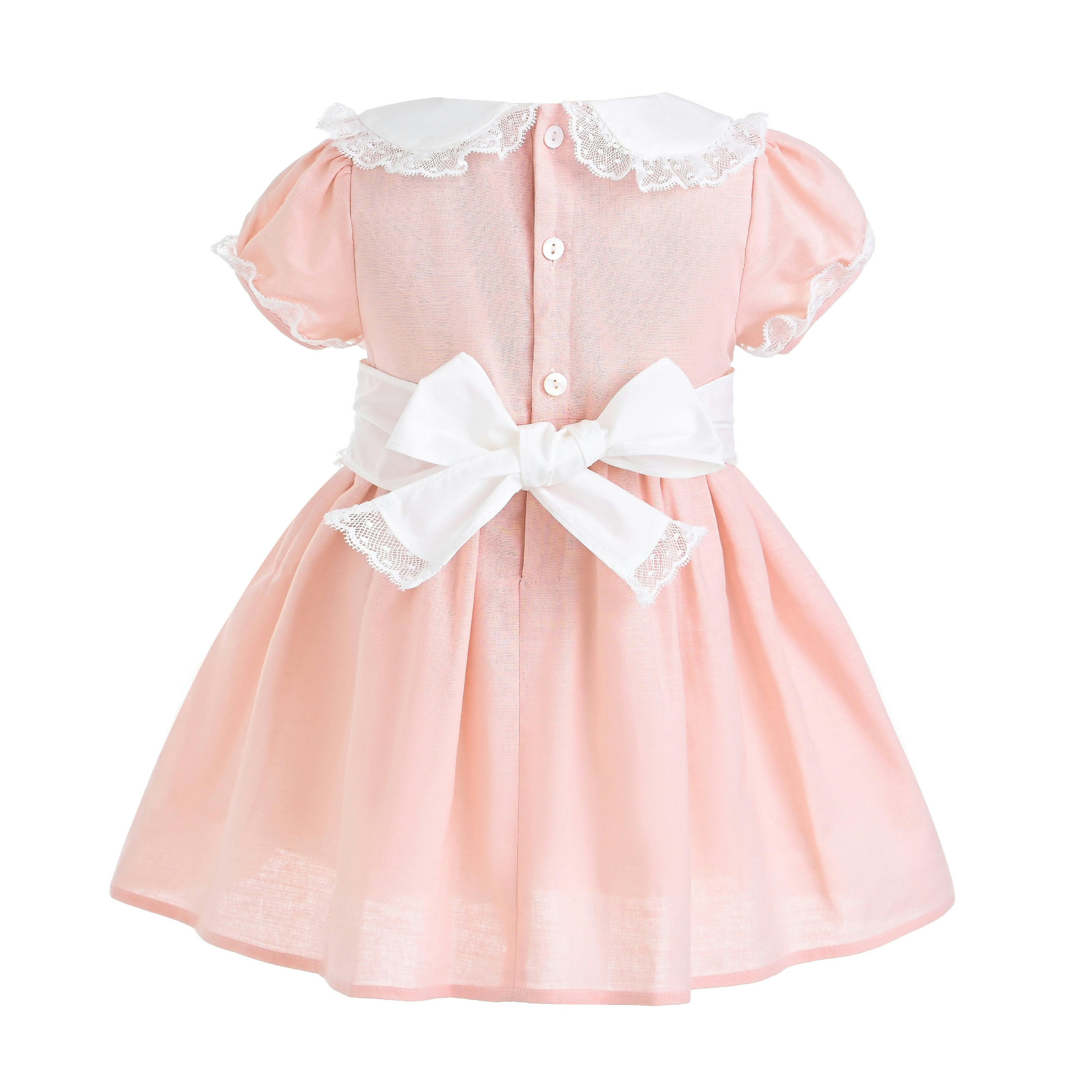 Light Pink Odette Bow-Back Dress