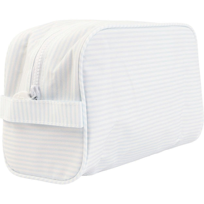 The Dopp Kit in Light Blue Stripe